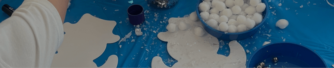 Winter-themed arts and crafts 