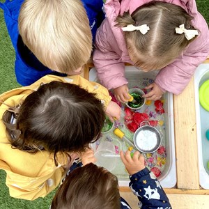 Children mixing potions