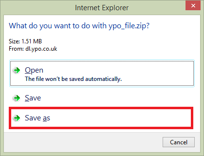 Save As