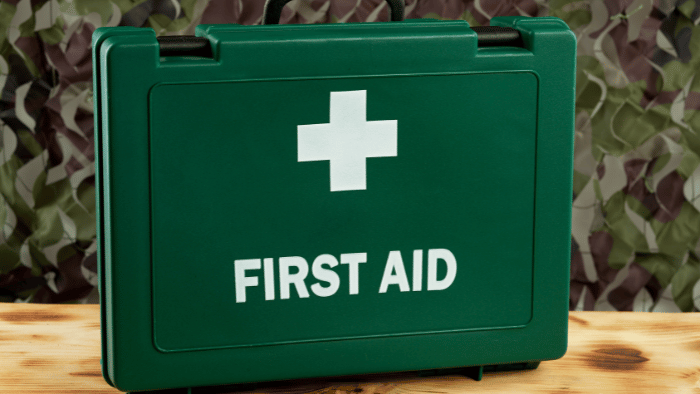 First aid medical supplies kit