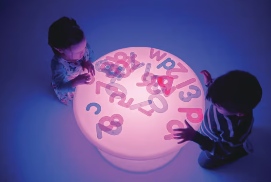 sensory light table