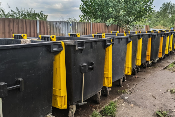 Plastic bins