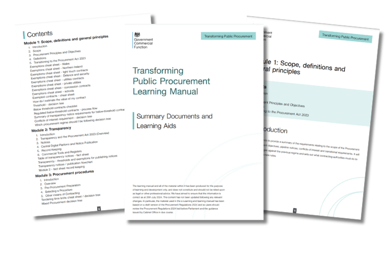 Learning manual procurement reform