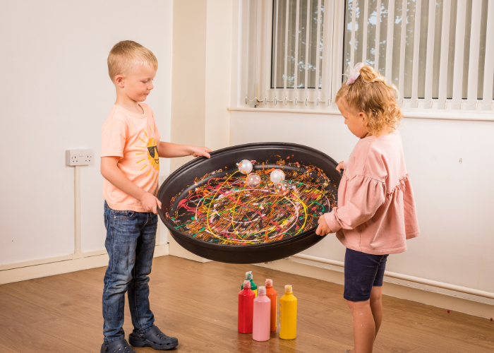 Christmas bauble activity