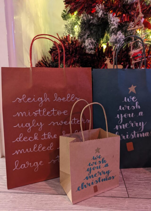 christmas gift bag craft