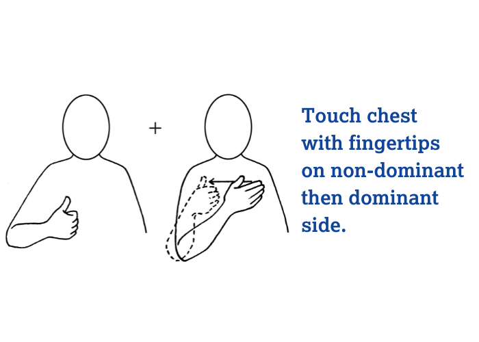 Makaton sign for good morning