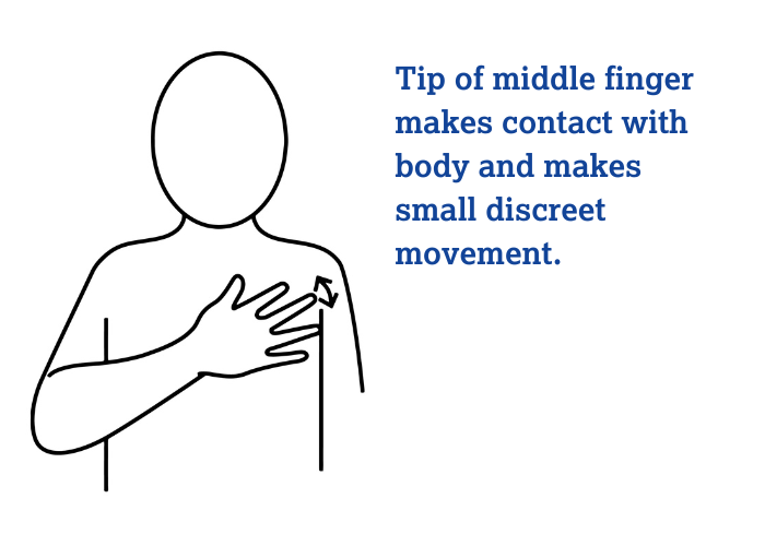 Makaton sign for toilet