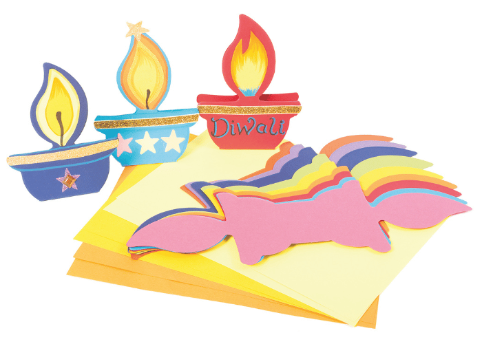Paper DIY kit for Diya lamps