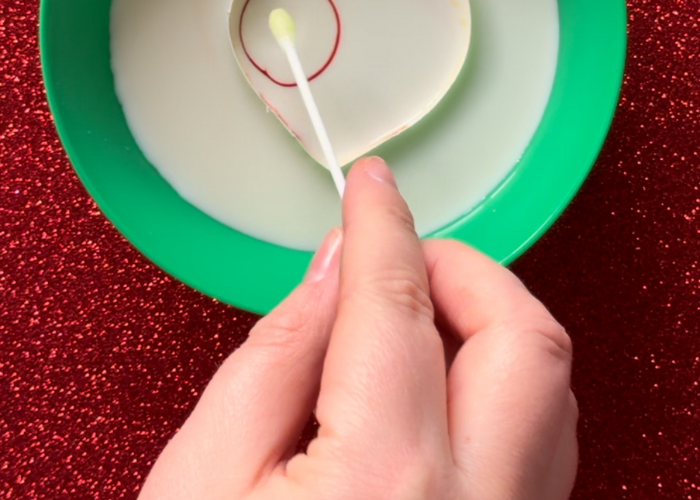 Milk science experiment