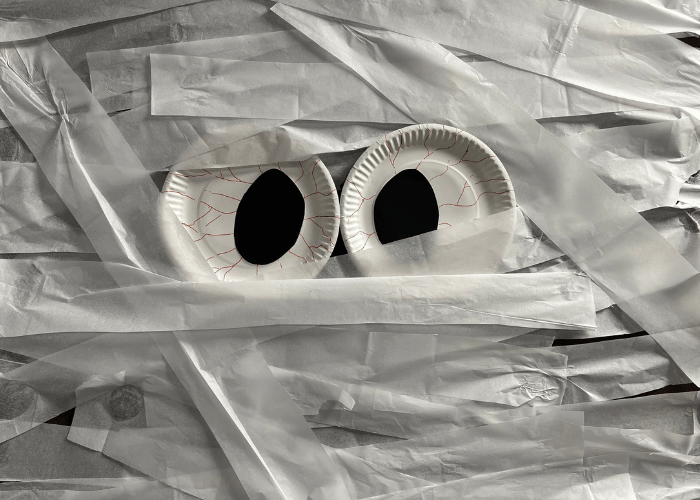 Mummy Halloween display board