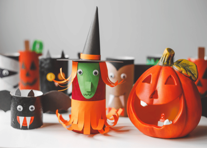 witch paper tube craft