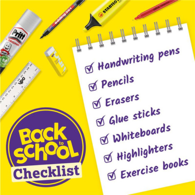Back to school checklist
