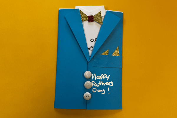 Shirt and jacket card craft
