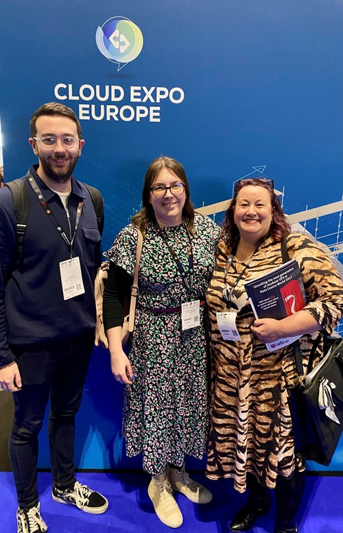 Team photo at the Tech Show London 2023