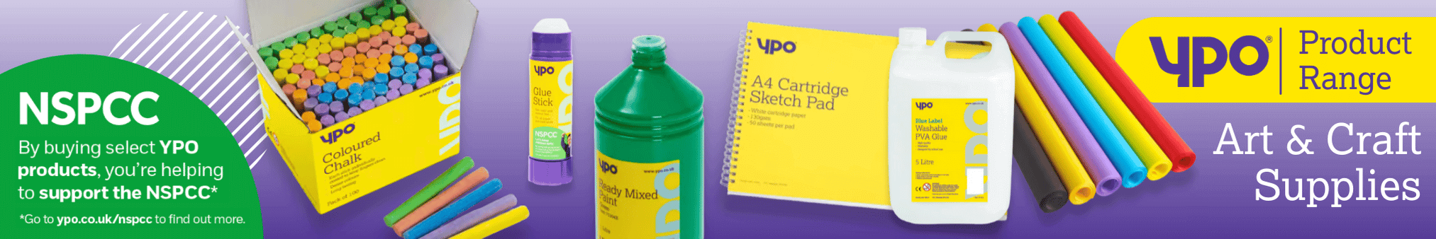 YPO Product Range Art & Craft Supplies