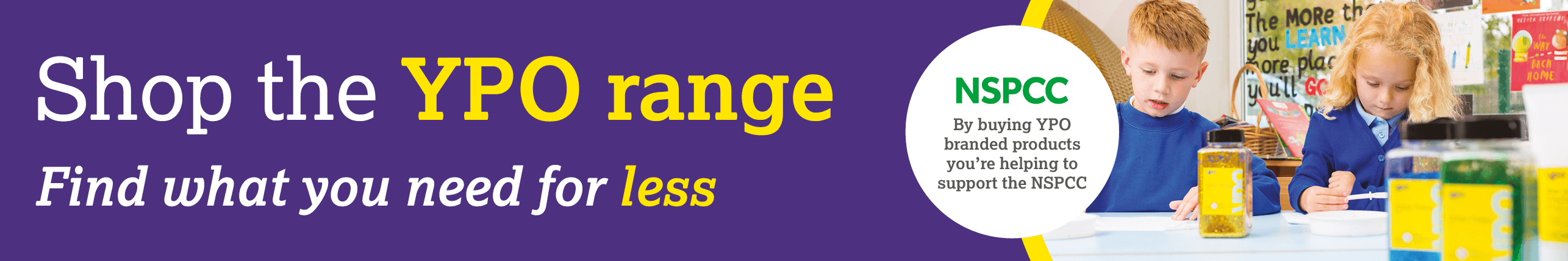 Shop the YPO range and find what you need for less