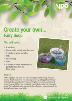 Fairy Soup Sensory Activities