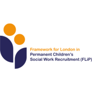 London in Permanent Children's Social Work Recruitment (FLiP) logo