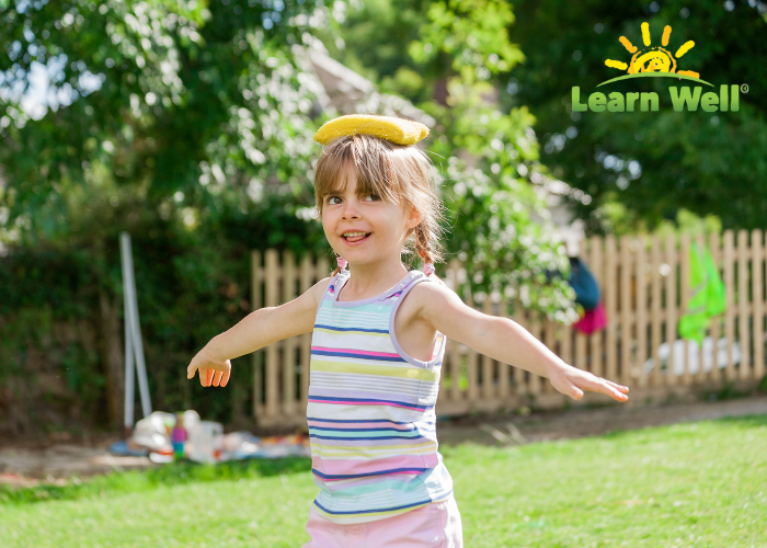 Child playing sports