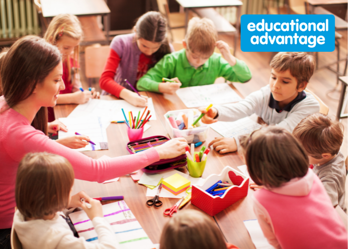 children in the classroom