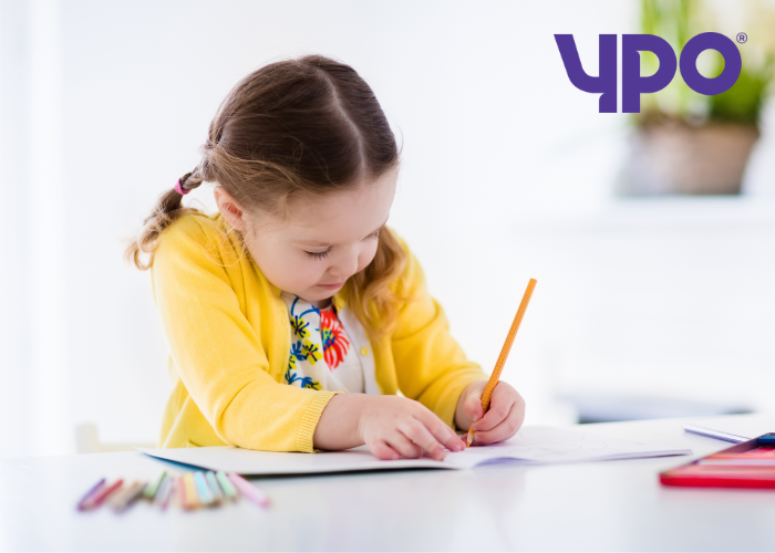 girl writing