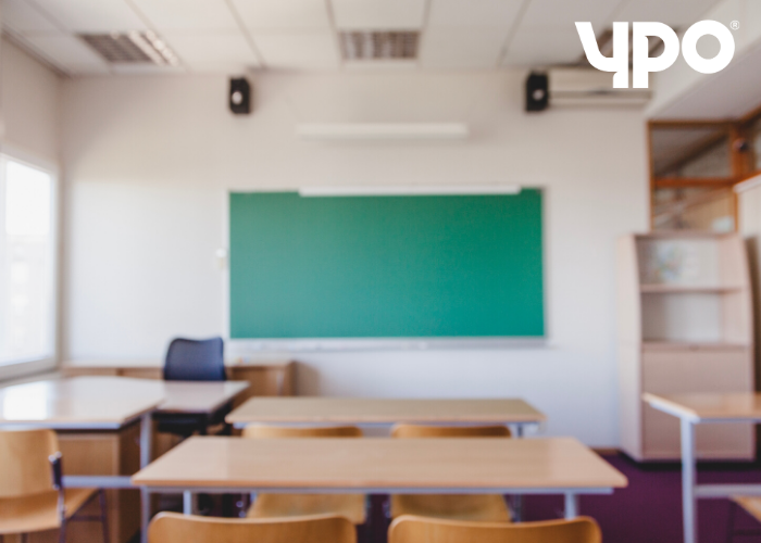 Empty classroom