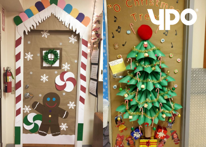 christmas door decorations for schools