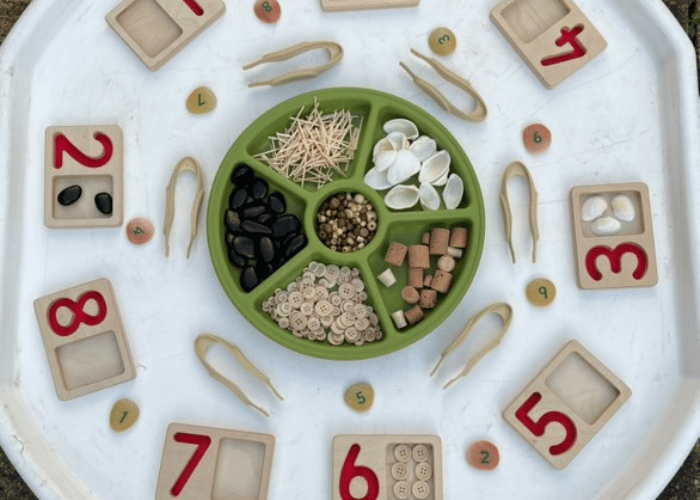 number picking tuff tray