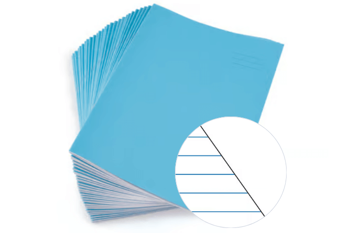 Half & Half Exercise Books